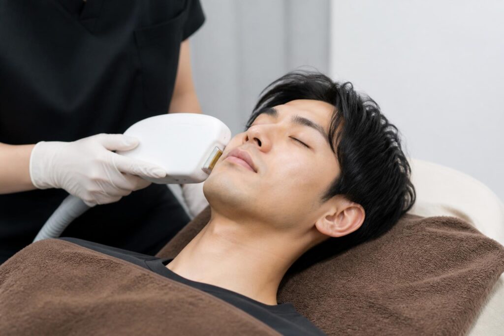 ヒゲ脱毛で赤みが出た場合、いつまで続く？
