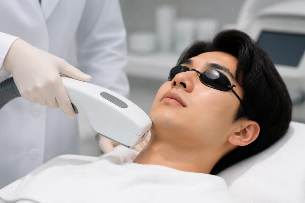 ヒゲの医療脱毛は白髪にも効果がある？